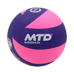 MTD - PELOTA DE VÓLEY TALLA 5 PU PREMIUM MT-860 MORADO-ROSADO