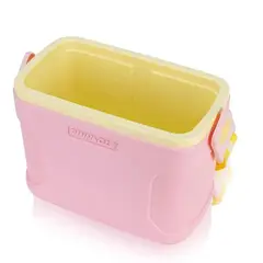 GENERICO - Cooler de Espuma de Poliuretano Passion con Cinta Rosado 8 Litros