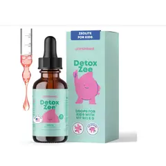 GENERICO - JoySpring DetoxZee Kids 30 ml – Zeolita Clinoptilolita + Vit D3 + B12 - Sabor Bayas - 30 dosis diben