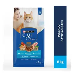 CAT CHOW - Adulto Sabor Pescado 8 Kg