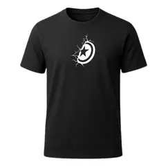 AQUA&MODA - Polo 100% Algodón Estilo Clasico Unisex AquaModa LOGO BLANCO REFLECTIVO AMERICA POAMLBAR1