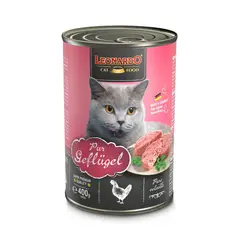 CAT FOOD LEONARDO - Leonardo Adultos Quality Selection Pate Lata Ave Pollo 400 gr