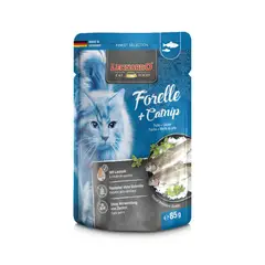 CAT FOOD LEONARDO - Leonardo Pouch Trucha y Catnip 85 gr