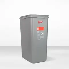 BASA - Papelera de Polipropileno Vaivén Elite Pro Rojo 50 Litros