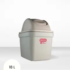 BASA - Papelera Bodeguita Beige 18 Litros