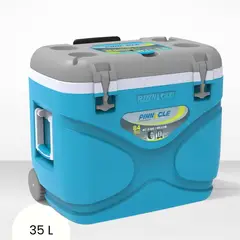GENERICO - Cooler de Poliuretano Prudence con Ruedas Pinnacle Celeste 45 Litros