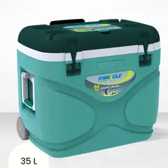 GENERICO - Cooler de Poliuretano Prudence con Ruedas Pinnacle Verde 45 Litros