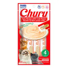 MOR - Churu Atún con Cangrejo Snack Húmedo para Gatos