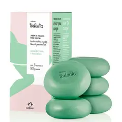 NATURA - JABONES TODODIA HOJAS DE LIMÓN Y GUANÁBANA 5 UNIDADES