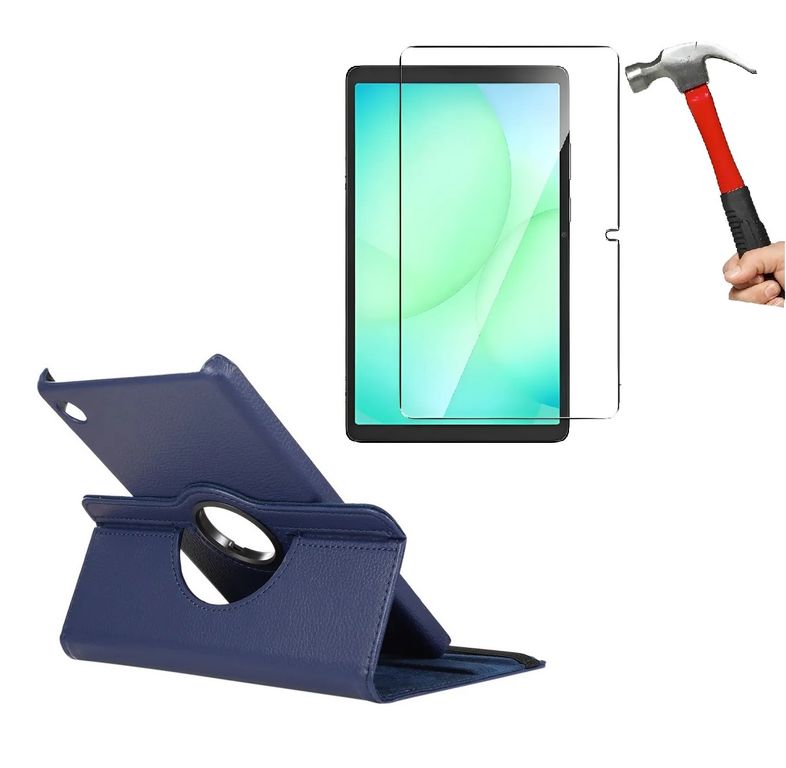 Funda + Mica Vidrio para Samsung Tab A11 Plus 11 2025 SM-X230 SM-X235