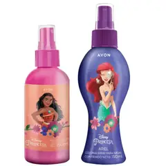 AVON - KIT PRINCESAS COLONIA SPRAY ARIEL + DESENREDANTE DE CABELLO MOANA