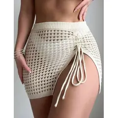 GENERICO - FALDA CORTA PLAYERA CALADA HILO TACTO