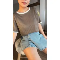 GENERICO - POLO HANNA HILO TACTO CALADO