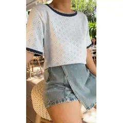 GENERICO - POLO HANNA HILO TACTO CALADO