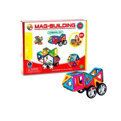 GENERICO - Bloques de construcción imantados - Figuras geométricas magnéticas 36 Piezas