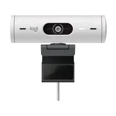 LOGITECH - Cámara Web Brio 500 Off-White Full HD