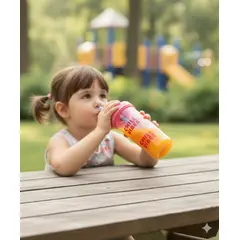 GENERICO - Tomatodo Acrílico Shaker de Ositos Envase Rosa Pálido 800 ml