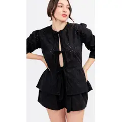 MISS LADY - Blusa Caual Mujer Broderi