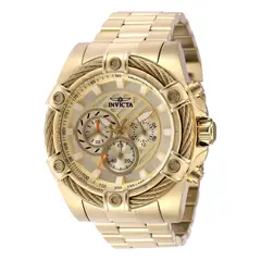 INVICTA - Reloj Bolt 49815 Hombre Acero Dorado