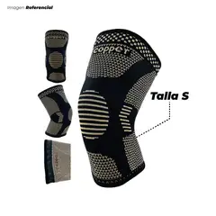 GENERICO - Rodillera Deportiva Copper de Fibra de Cobre Talla S