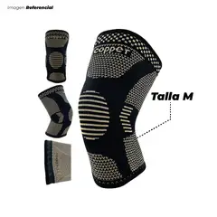 GENERICO - Rodillera Deportiva Copper de Fibra de Cobre Talla M
