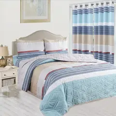 CASATEX - CUBRECAMA DE VERANO 7 PIEZAS 2 PLAZAS