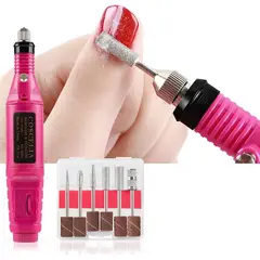 OEM - Pulidor Limador de Uñas Manicure Pedicure Incluye Cabezales