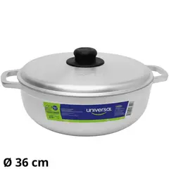 UNIVERSAL - Olla Caldero Aluminio Fundido Ø 36 cm-Universal