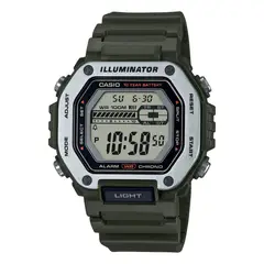CASIO - Reloj MWD-110H-3AV Hombre Resina Verde