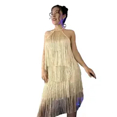 GENERICO - Vestido Elegante de Flecos - Vestido Liam