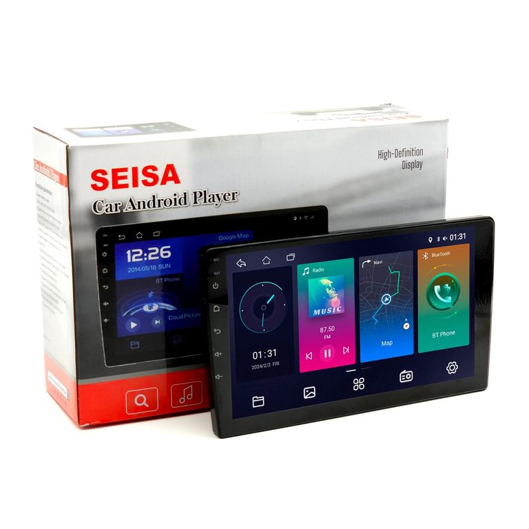 Stereo Android para Auto 10'' con Camara Trasera 2GB RAM 32GB QM-1002A
