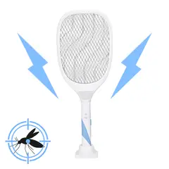 GENERICO - Raqueta Eléctrica Recargable Exterminador de Mosquitos e Insectos