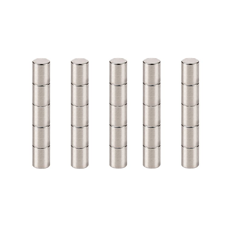 Iman de Neodimio Modelo Disco 6mmx8mm Pack de 20 unds