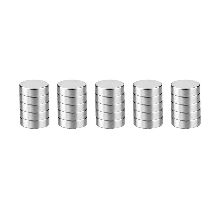 Iman de Neodimio Modelo Disco 8mmx4mm Pack de 20 unds