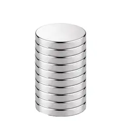 GENERICO - Iman de Neodimio Modelo Disco 15mmx3mm Pack de 10 unds