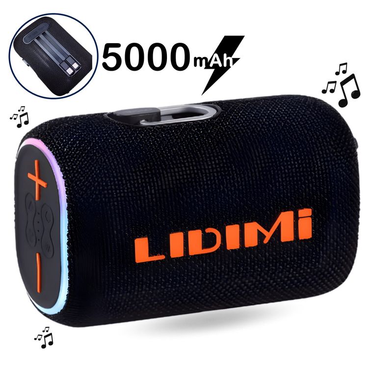 Parlante Portátil LD-S847 Power Bank USB BT FM 5000mah