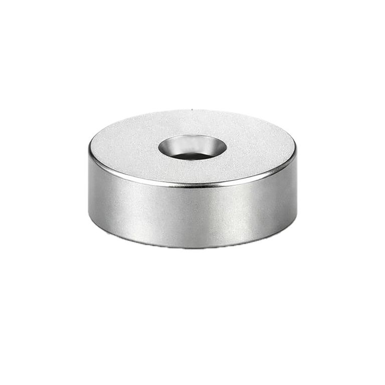 Iman de Neodimio Modelo Disco 30mmx10mm orificio 5mm 1 und