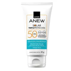 AVON - Protector Solar Facial Mate Anew Triple Protección Fps 50 Loción 40 G