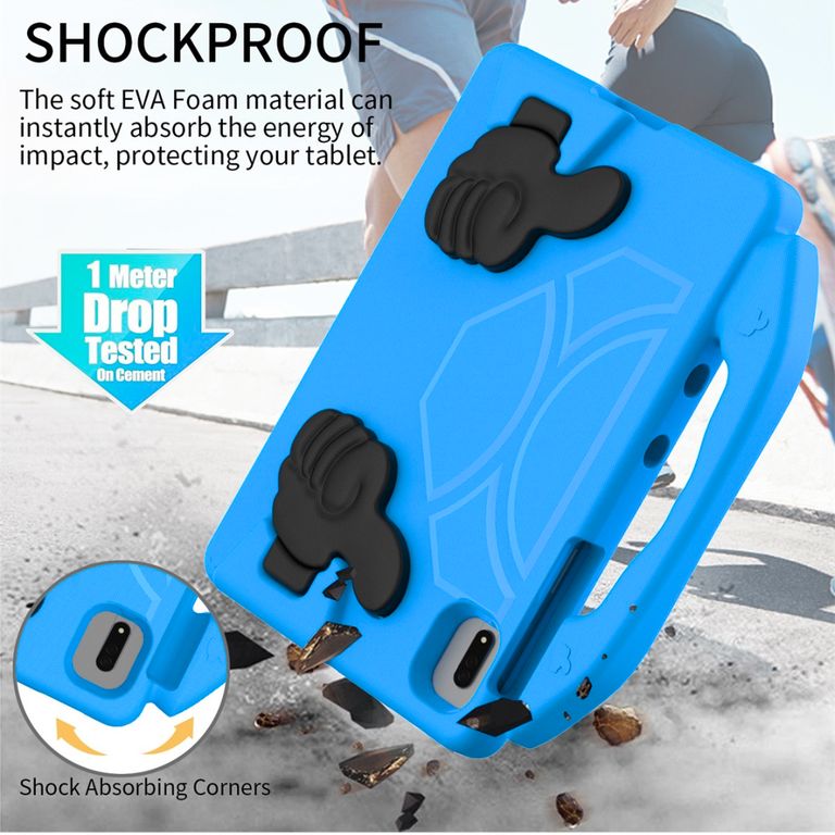 Funda Protector Goma Eva Antigolpe Para Redmi Pad 2 - CELESTE