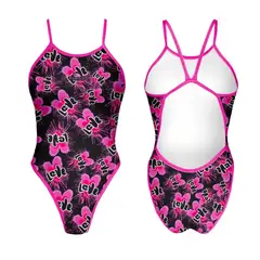 TURBO - Traje de Baño Mujer Revolution Double Heart Tirantes Finos