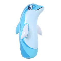 GENERICO - Muñeco Inflable Porfiado Delfín para Niños