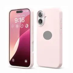 CASE - De Silicona Para Iphone 16 Pro - Nude