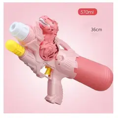 GENERICO - LANZADOR Pistola de Agua Dinosaurio ROSA-GENERICO