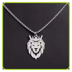 GENERICO - Collar para Hombre Leon King