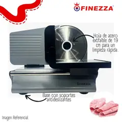 FINEZZA - Rebanadora de Alimentos 150 watts FZ-106RA