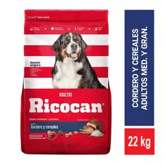 RICOCAN - Adultos Corderos Razas Medianas y Grandes 22 Kg