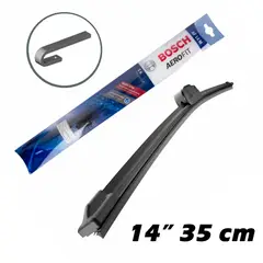 BOSCH - Limpiaparabrisas 14 350mm Aerofit Curvo Aerodinámico de Grafito