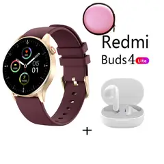 XIAOMI - Reloj inteligente deportivo Y85+Audifonos Redmi Buds4 Lite y Estuche