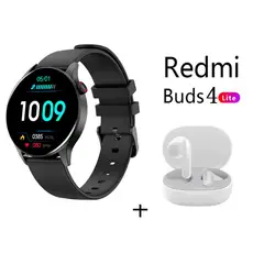 XIAOMI - Reloj inteligente deportivo Y85+Audifonos Redmi Buds 4 Lite - Negro