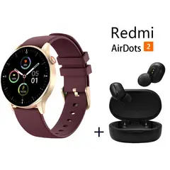 XIAOMI - Y85 reloj inteligente deportivo + combo Redmi AirDots 2 - púrpura